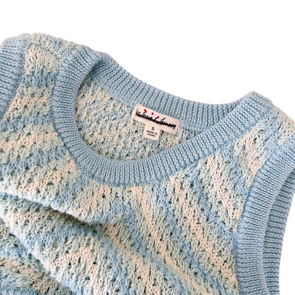 For Love and Lemons Corina Cut Out Mini Dress Blue (Flawed) - Picture 8 of 10